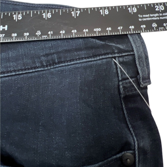 Paige Jeans Transcend Lennox Unique Tie Dye Pattern Whiskering Dark Blue Men 38 - Picture 11 of 14